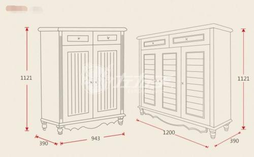 一般鞋柜尺寸是多少？鞋柜尺寸标准尺寸